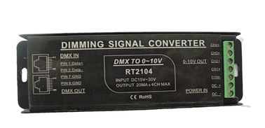 DMX aan 0 - van de het Signaalconvertor van 10V PWM Volledige Beschermende Beschikbare het Aluminiumhuisvesting